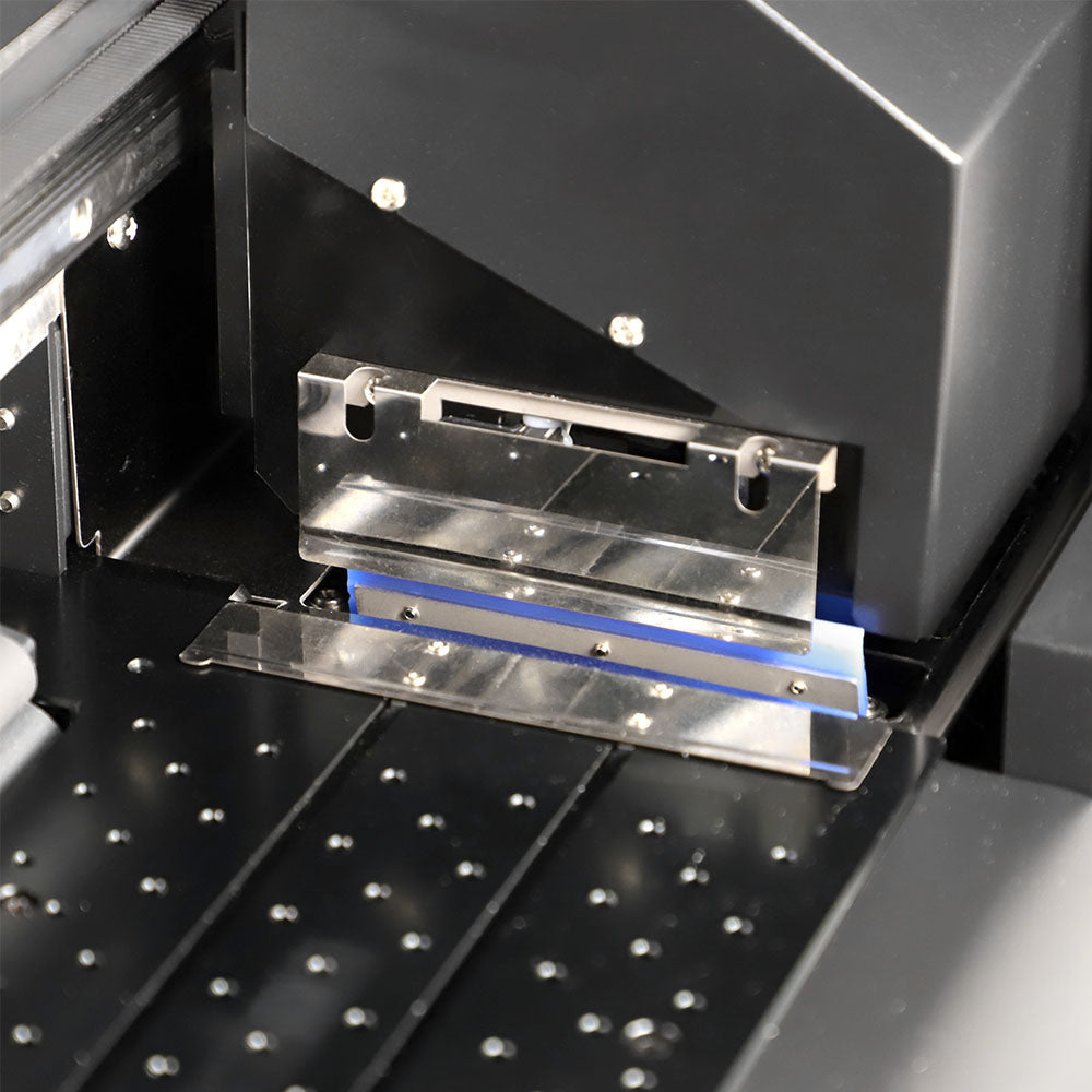 Prestige R2 Pro DTF printer printhead carriage close up