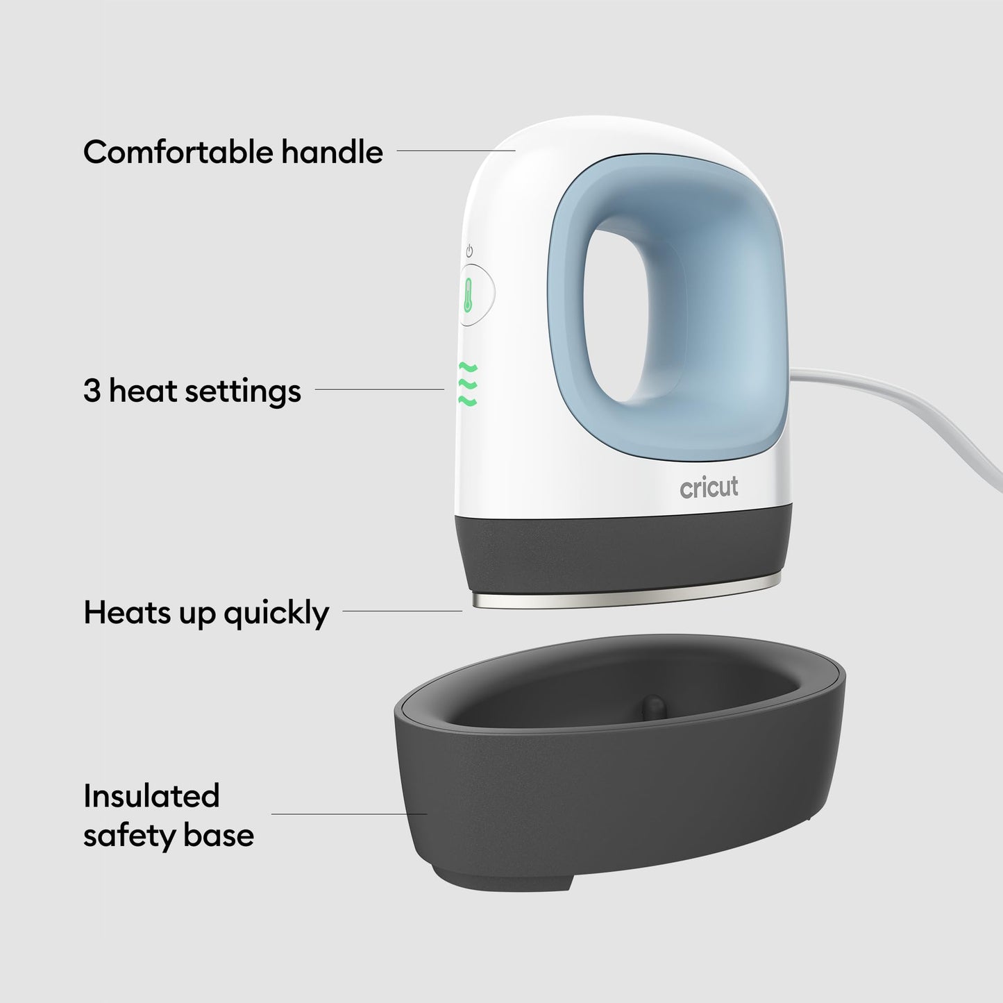 Cricut EasyPress Mini Heat Press - For Pressing Small/Odd Shaped Objects