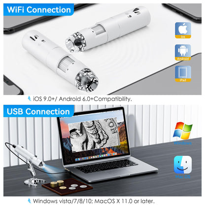 Wireless Digital Microscope for Better Alignment on DTF Printers