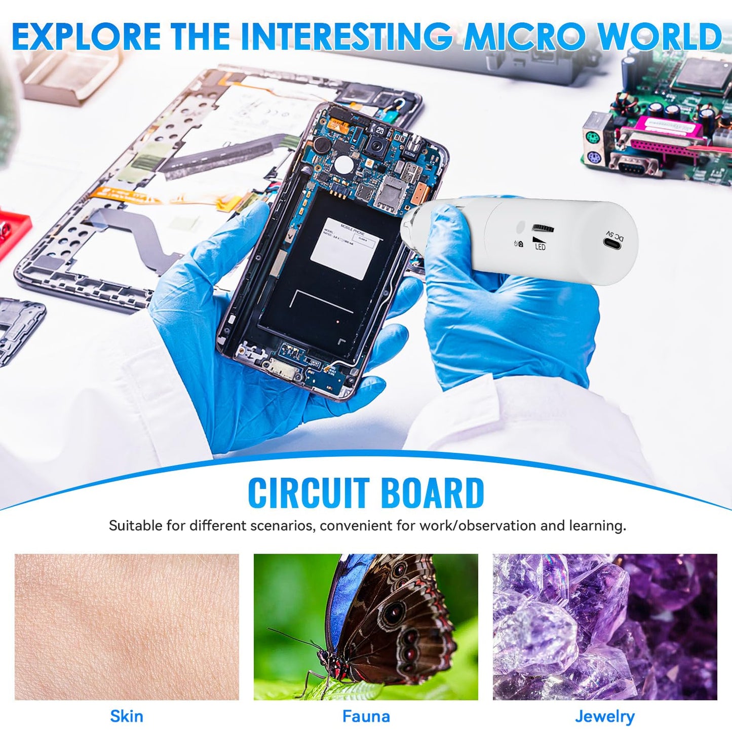 Wireless Digital Microscope for Better Alignment on DTF Printers
