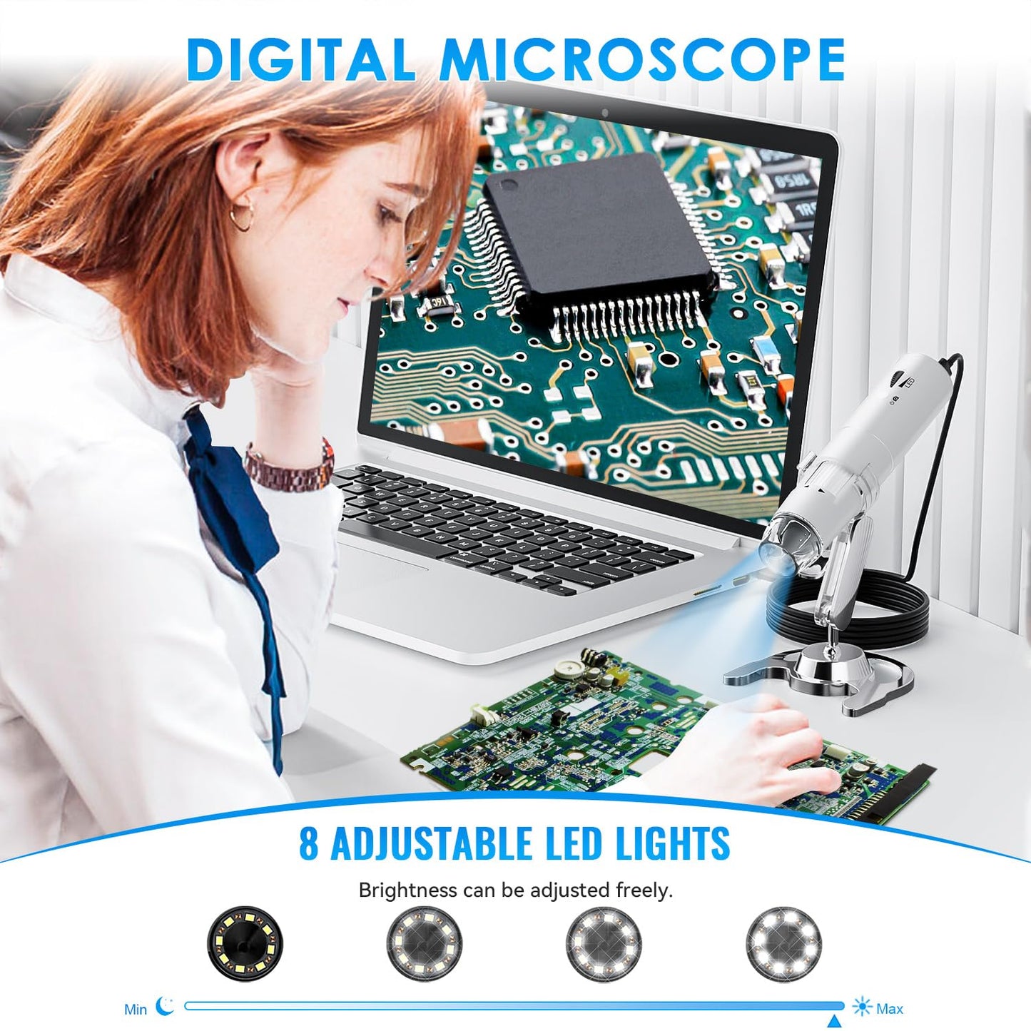 Wireless Digital Microscope for Better Alignment on DTF Printers
