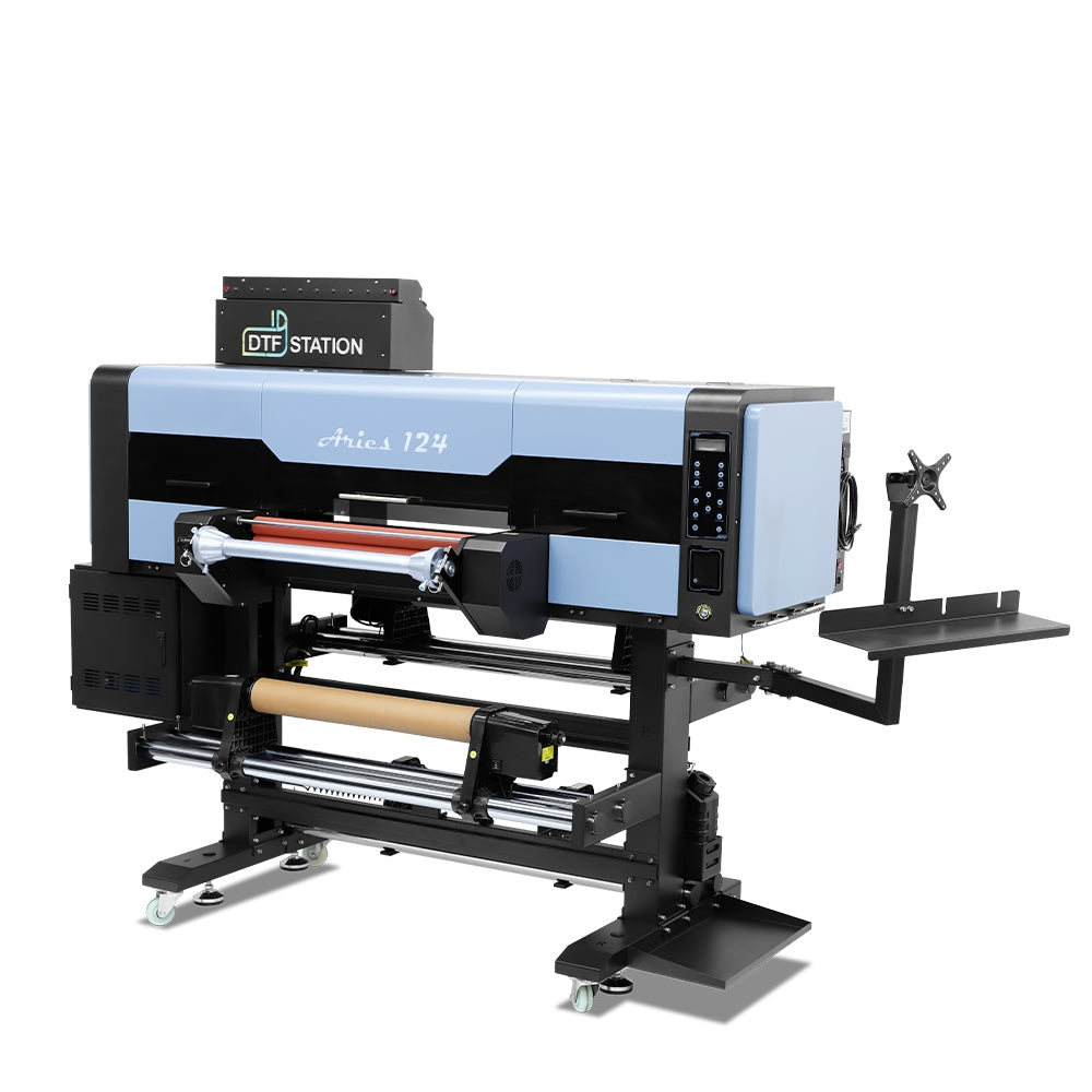 Aries 124 24 inch UV DTF printer with integrated laminator